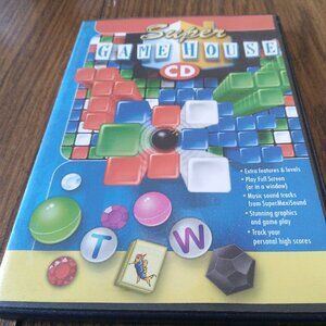 Super Game House CD For Microsoft Windows PC's Or Apple Macs (2003 Gamehouse)